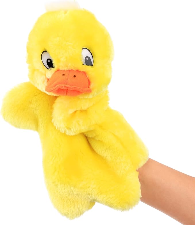 Easfan Duck Hand Puppet Plush Interactive Animal Toy - Image 6