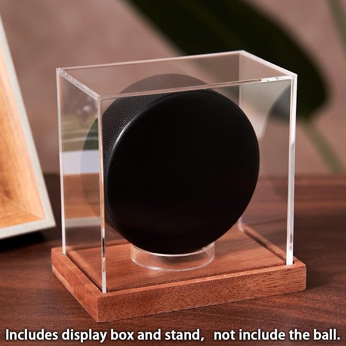 LITY Hockey Puck Display Case, No Assembly Required Acrylic Clear Holder - Image 6
