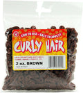 Hygloss 2 oz Curly Doll Hair for Crafts Brown- Premium Synthetic Hair for Doll by HyglossProductsInc