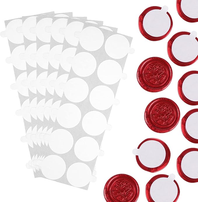Double Sided Adhesive Dots for Wax Seal, 108 Pieces 1 Inch Stickers Round - Image 5