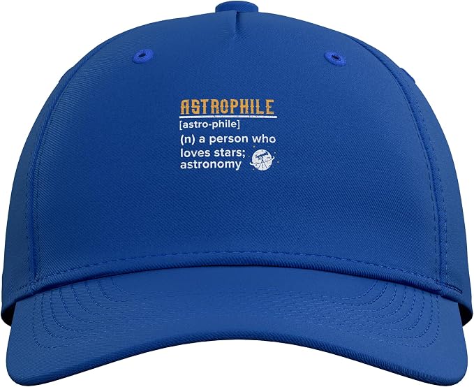 Astrophile Astronomy Astronomer Constellations Telescope Adjustable Baseball Hat - Image 2