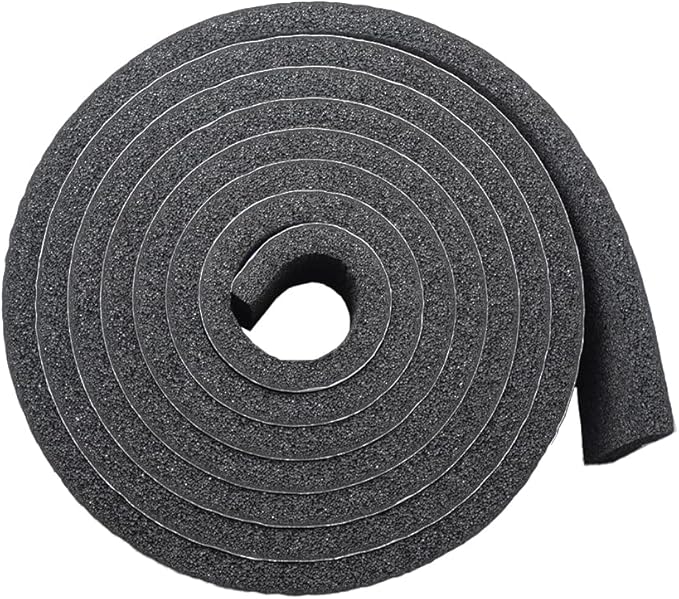 DOBTIM Pipe Insulation Foam Wrap Tape, Self Adhesive with High Resilience for Pipe Insulation Wrap 13 Ft x 2 Inch Wide x 1/2 Inch Thick