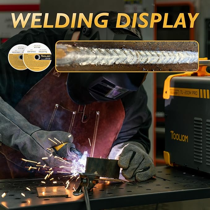 TOOLIOM E71T-GS .035" Diameter 2-Pound Spool Flux Core Self-shielded Carbon Steel MIG Welding Wire 2 PCS