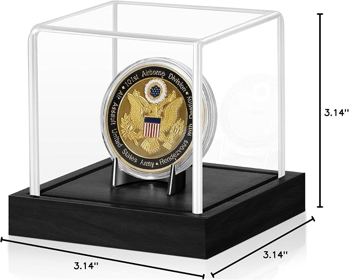 JupDec Coin Display Case, UV Protection Souvenirs and Collectibles Box - Image 8