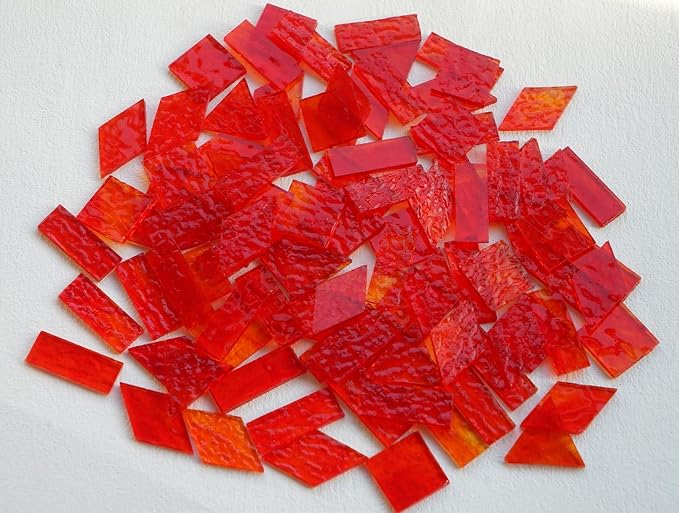 Large Textured Glass Mosaic Tiles - Image 2