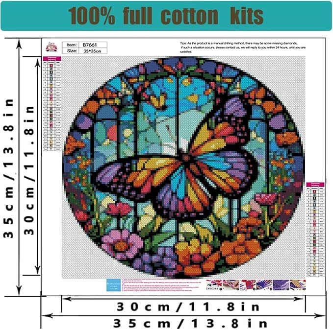 Butterfly Stamped Cross Stitch Kits - Image 7