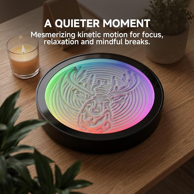 Moving Sand Art – App-Controlled Kinetic Device Zen Garden Automatic Sandscape - Image 2