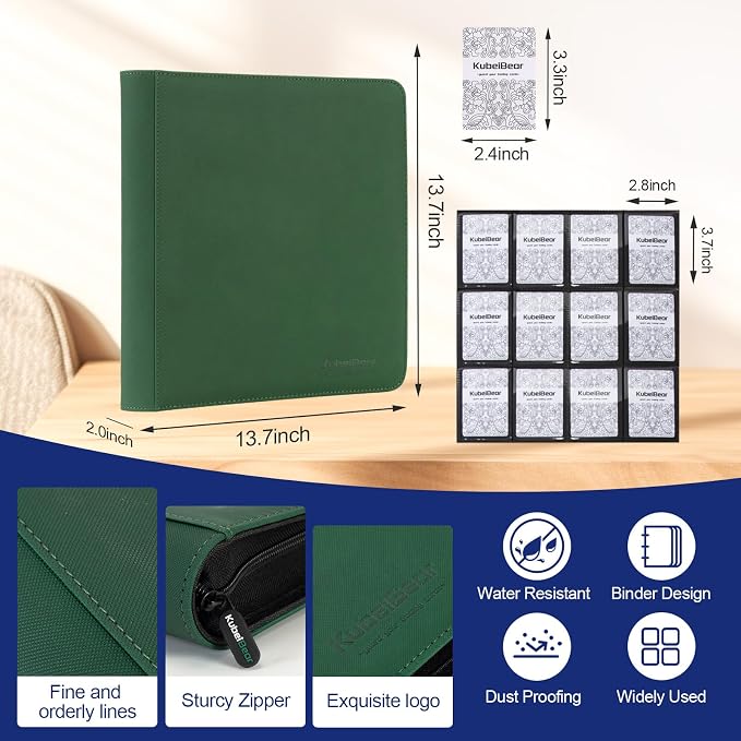Card Binder – 720 Capacity, Zippered Trading Card Holder - Image 3