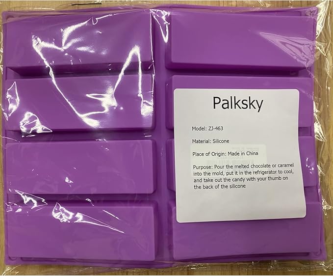 Palksky 8 Cavity Rectangle Granola Bar Silicone Mold/Nutrition/Cereal Bar Molds - Image 6