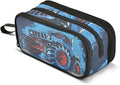 Truck Blue Pencil Case Box Boys Girls Large Pencil Pouch by BOENLE-WELCOMEYOURCOMING