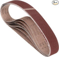 3 Pcs Sanding Belts 2 x 48 Inch 80 Grit Aluminum Oxide Abrasive Sandpaper for Belt Sander Metal Grinding Wood Working Weld Rust Removal