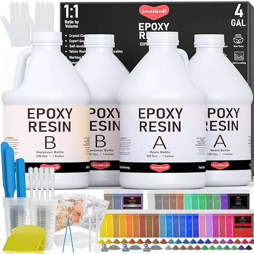 Smallbudi 4 Gallon Epoxy Resin Kit by Smallbudi