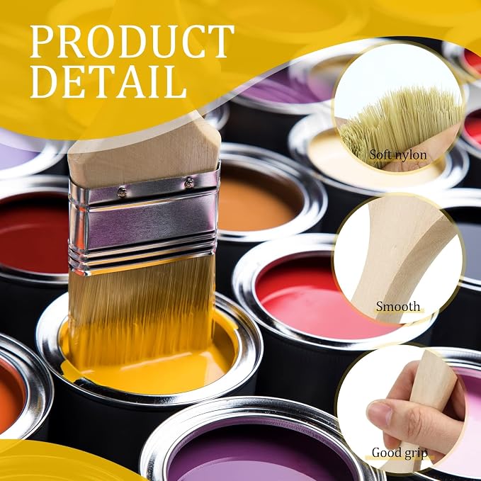 48 Pack 2 Inch Paint Brushes, All-Purpose Chip Brush Set - Image 3