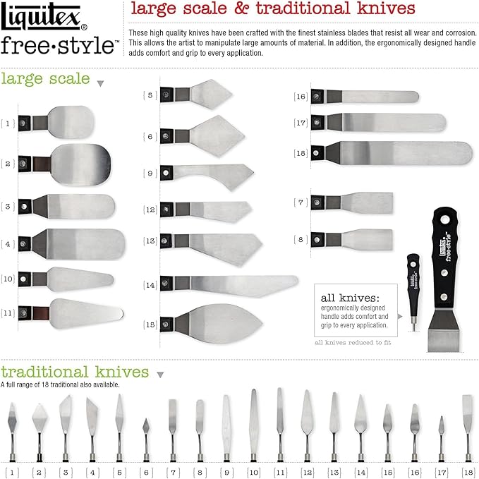 Liquitex Professional Freestyle Small Painting Knife, No. 16 - Image 2