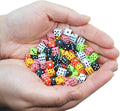 SmartDealsPro 100 Assorted D6 Mini Tiny Dice Game Dot Square Dice by SmartDealsPro