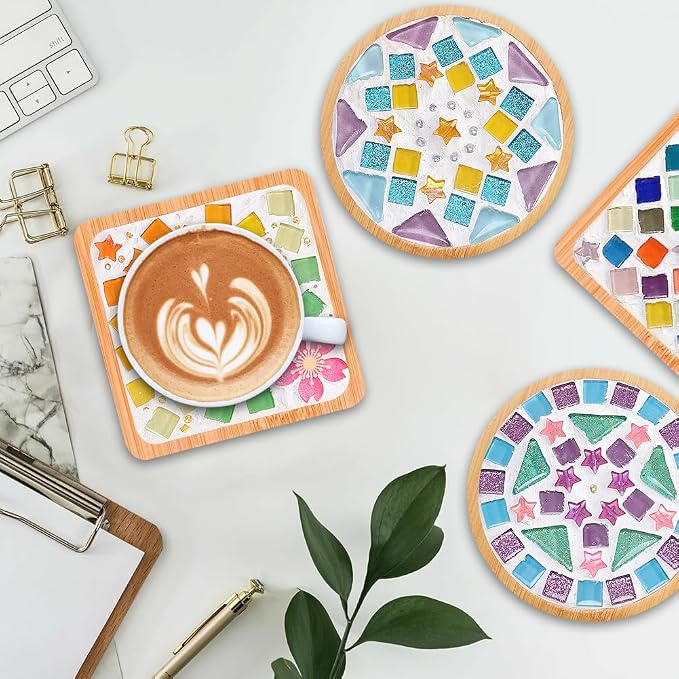 Adboros 8 Sets DIY Glass Mosaic Tiles - Image 6
