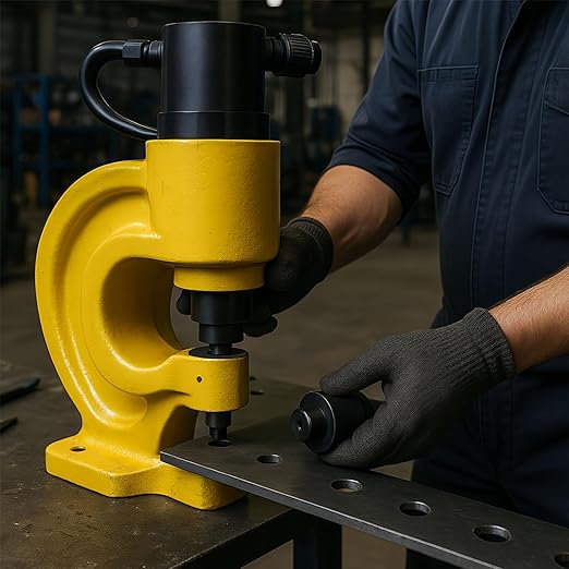 Hydraulic Punch Dies for CH-70, CH-70 Hydraulic Round Hole Punch Die Set, Upper Mold Dia: 26mm, Lower Mold Dia: 40mm for Steel, Copper, Aluminum and Heavy Duty Metal (20mm)