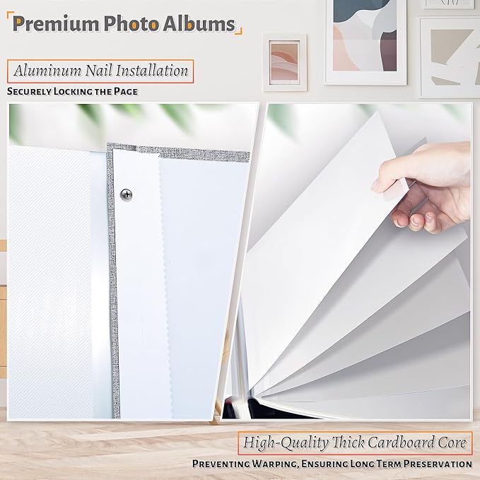 Artfeel Photo Album Self Adhesive Scrapbook, 120 Pages Large Photo Book - Image 4