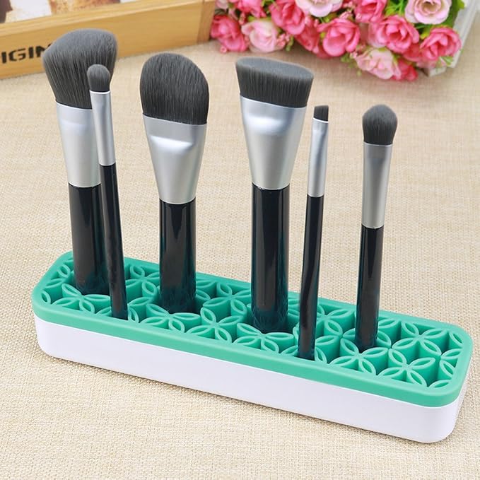 Desktop Organizers, Cosmetic Storage Box& Desktop Storage Box Blue - Image 5
