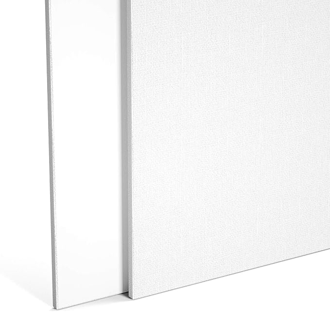 GOTIDEAL Canvases for Painting, 9x12 inch of 8, Professional Primed White Blank - Image 4