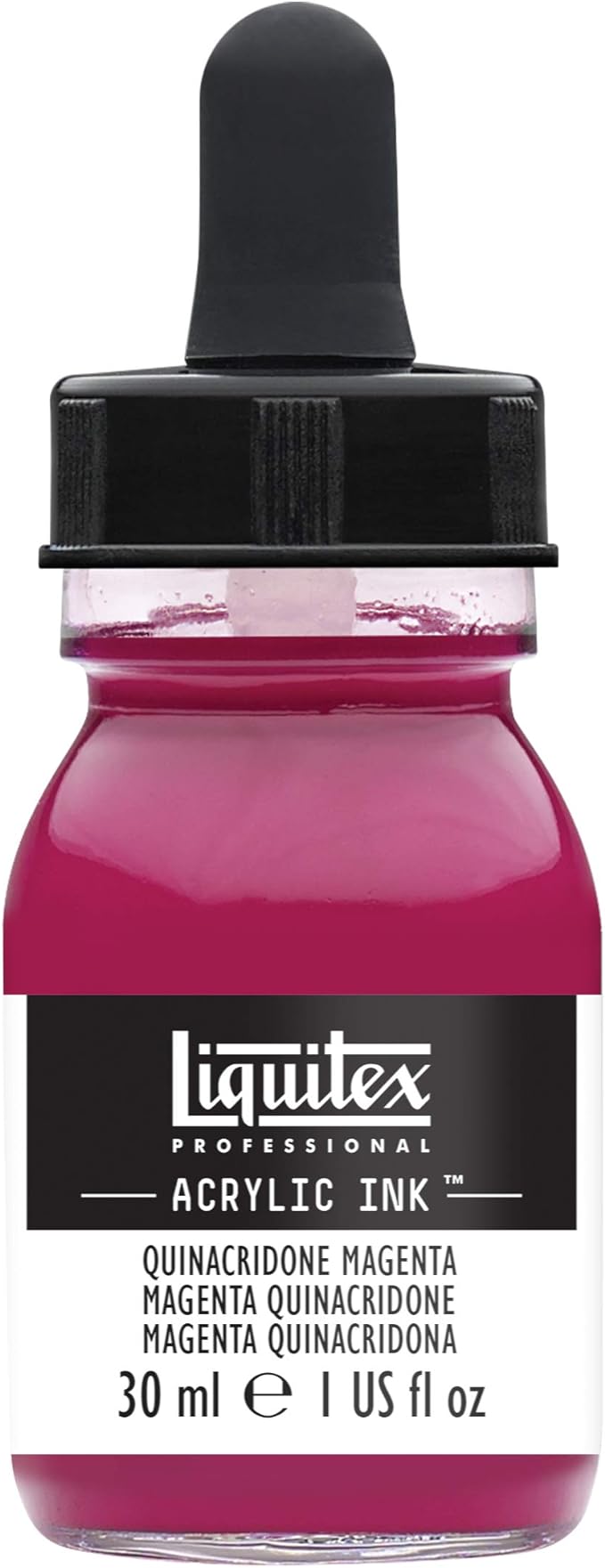 Liquitex Professional Acrylic Ink, 1-oz Jar, Quinacridone Magenta by Liquitex