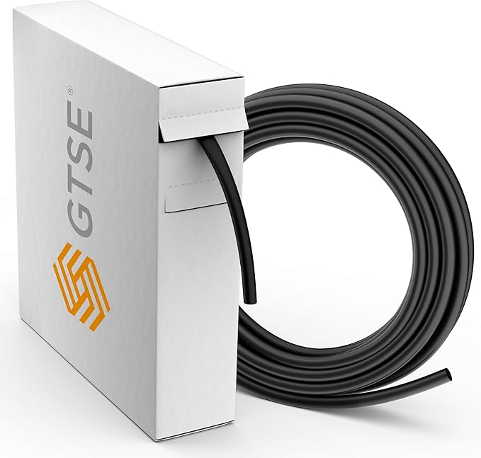 GTSE 1/16 Inch Heat Shrink Tubing, 39 Ft Mini Reel – Black, UL Listed, 2:1 Ratio, Flexible Cable Sleeving – Flame Retardant Polyolefin for Electrical Insulation, Repairs, Wire & Connector Wrap