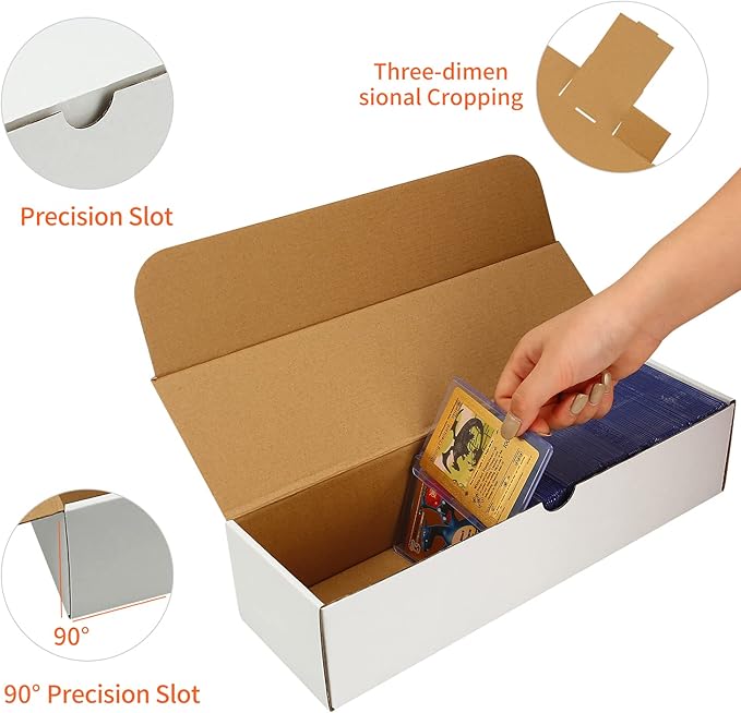 Top loader-Card Storage Box, Corrugated Cardboard Toploader Storage Box - Image 4
