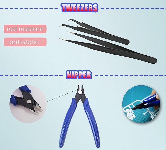 20PCS Gundam Model Tool Kit Hobby Building Tools - Image 4