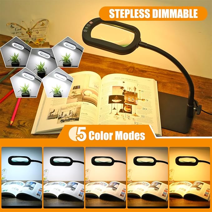 Veemagni 12X Rectangle Magnifying Glass - Image 4
