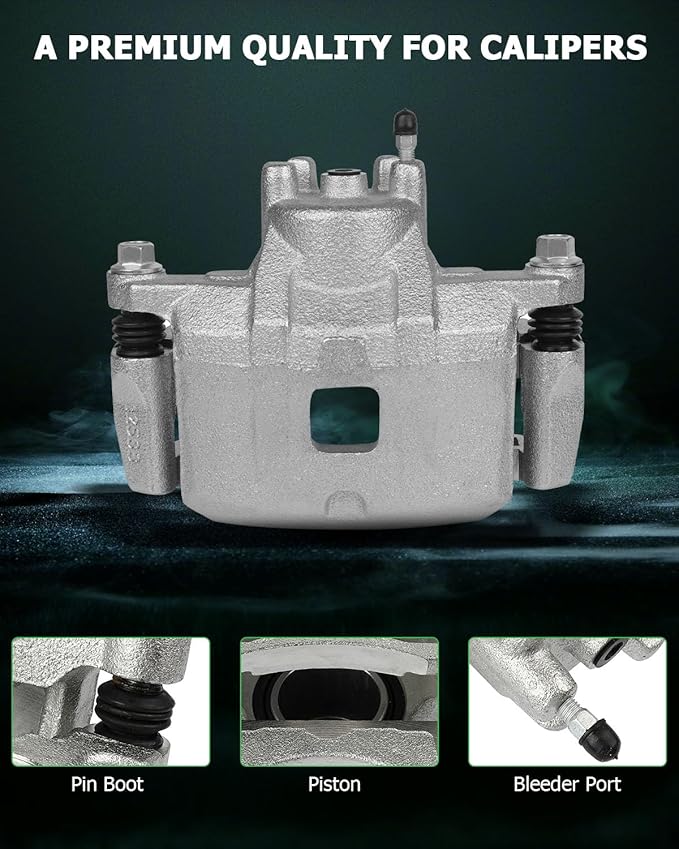 SCITOO Front Left Brake Caliper With Bracket 18B5032A Compatible For Dodge Caliber 2007-2012