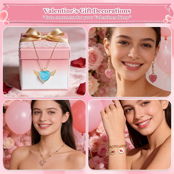 Modacraft 120 Pcs / 60 Pairs Valentine's Day Charms - Image 6