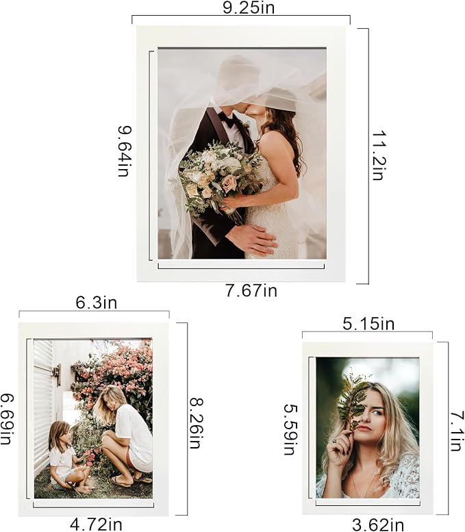 LUCKYLIFE Picture Frame Set 10-Pack, Gallery Wall Frame Collage - Image 5