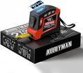 Alloyman 2-in-1 Digital Tape Measure, 16Ft Length, 6 Unit Options, 4 Measuring Modes, Stores 50 Records, Auto Lock with Magnetic Hook, Waterproof & Drop-Resistant