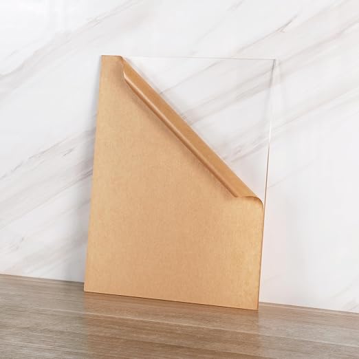 KAITELA Pack of 10 Clear Acrylic Sheet 8" x 10" Cast Plexiglass Panel 1/8" - Image 4