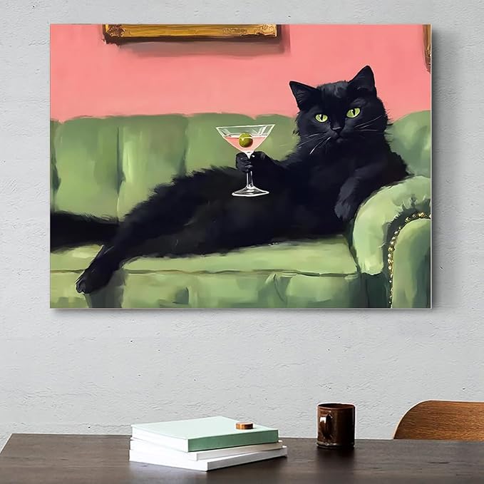 EIBEILI Cat Diamond Art Kits for Adults-Diamond Painting Kits Wall Decor | - Image 5