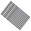 Drill Bit, 1.5mm Cutting Diameter, 4241 HSS Nitriding Black 118° Cutting Angle Versatile Jobber Bits - (Applications: for Drilling Plastic Wood Soft Metal), 12-Pieces