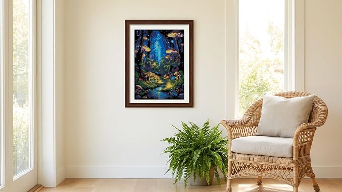 Glow Forest Cross Stitch Kits, Embroidery Starter Kit - Image 6