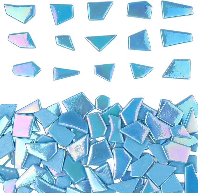 Youway Style Iridescent Glass Mosaic Tiles by YouwayStyle