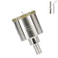 1-3/4inch | 45mm Diamond Hole Saw with Center Drill bit and Diamond-Coated Center Drill bit for Ceramic Glass Marble Fiberglass Granite and Porcelain Tiles by CENYB