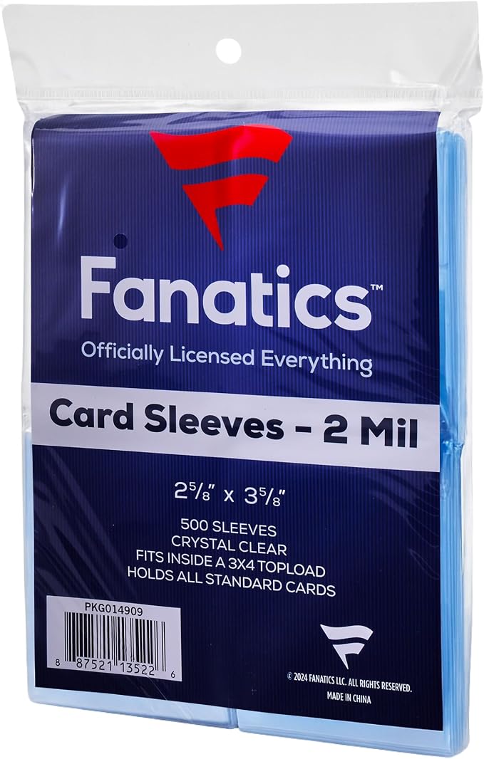 Fanatics Collectibles Penny Sleeves by Topps
