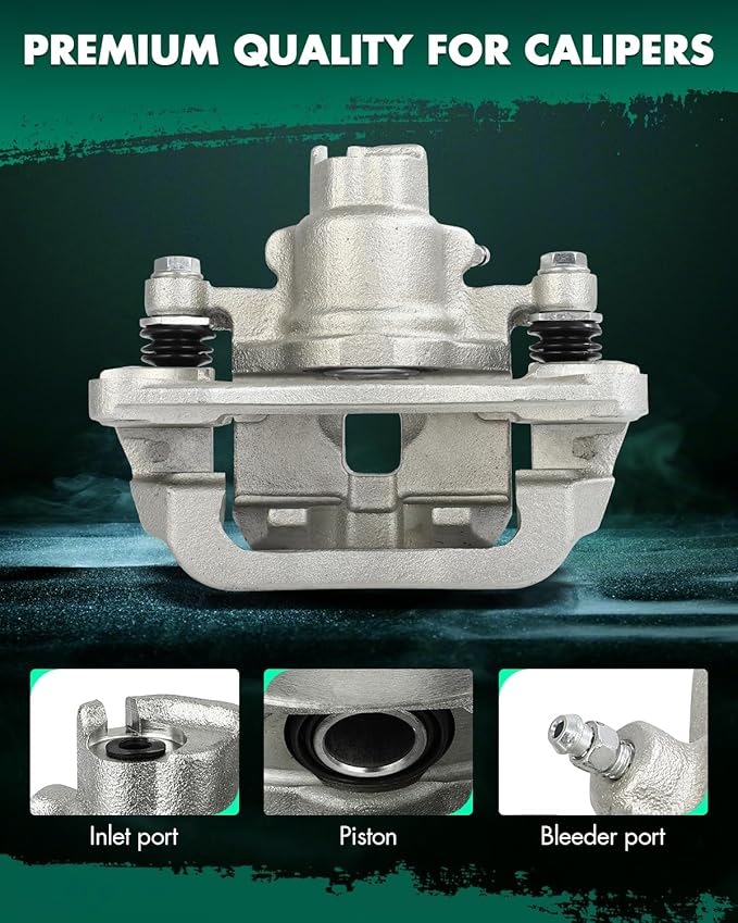 SCITOO 19B2583 Rear Left Disc Brake Caliper Assembly w/Bracket For Subaru For Baja 2003-2006,For Subaru For Legacy 2000-2004,For Subaru For Outback 2000-2004