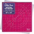 The Quilted Bear Rotating Cutting Mat 18" x 18" by TheQuiltedBearsProducts