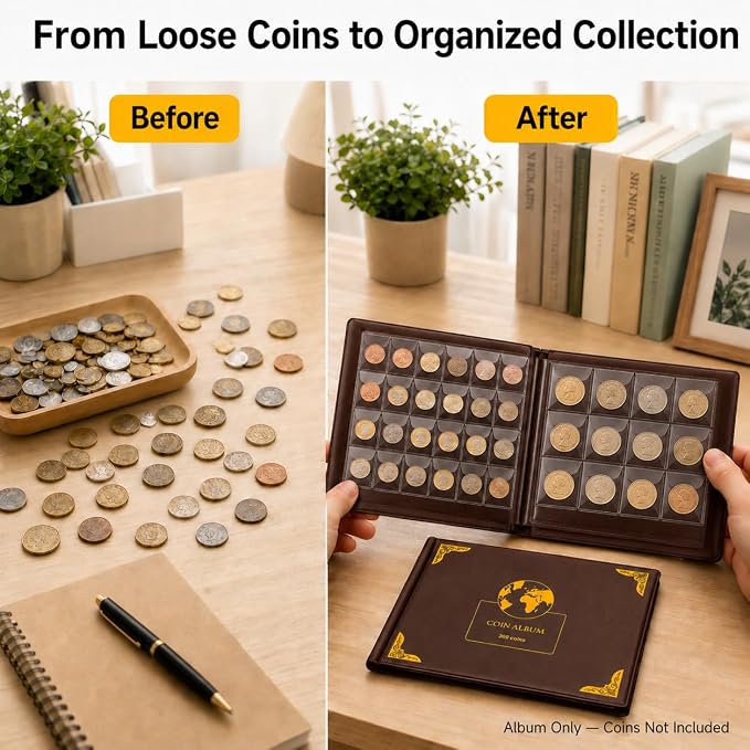Coin Collection Supplies Holder Book - Image 5