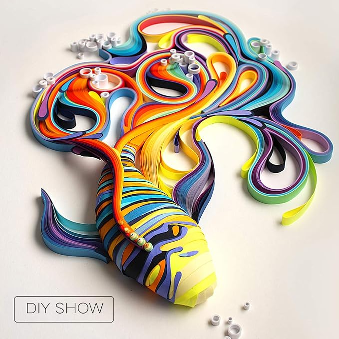 Quilling Kits - All-in-One Quilling Tools Supplies, Paper Crimper, DIY Crafts - Image 7