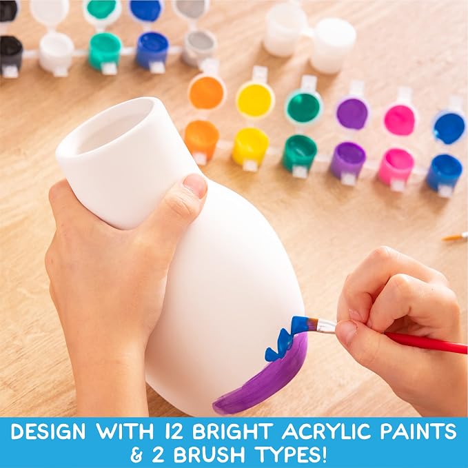 Made By Me Paint Your Own Ceramic Pottery, Fun Ceramic Painting Kit - Image 6