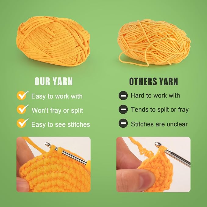 Crochet Kit for Beginners Kids- 4 Styles Crochet Animal Kit - Image 4