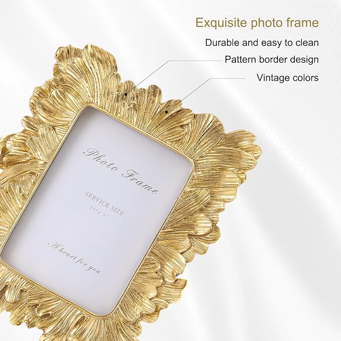 3x5 Gold Picture Frames, Picture Frame - Image 4