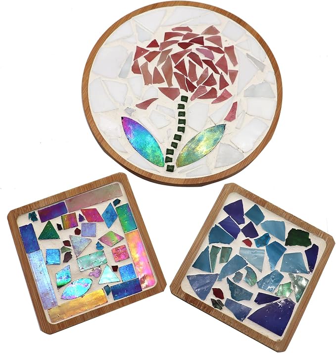 LITMIND White Series Irregular Glass Mosaic Tiles - Image 7