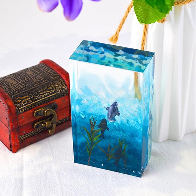 Large Rectangle Silicone Molds Resin Deep Epoxy Mold - Image 3