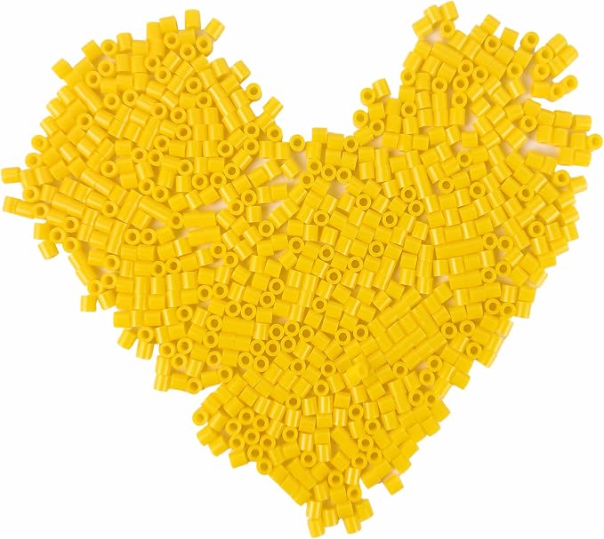6000 Pcs 5mm Orange Yellow Melting Fuse Beads by Yowamho